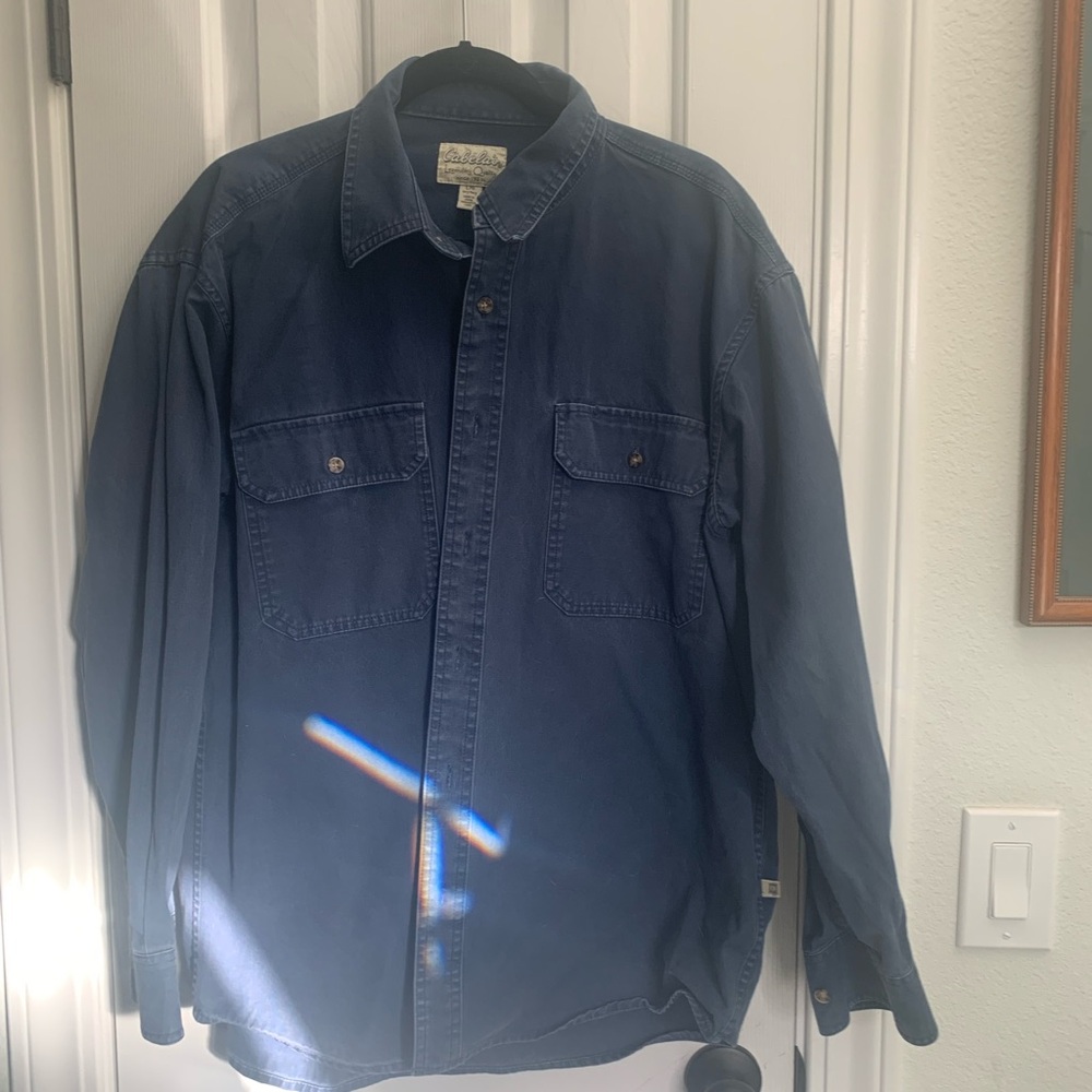 Cabela's Dark Blue Shirt Jacket